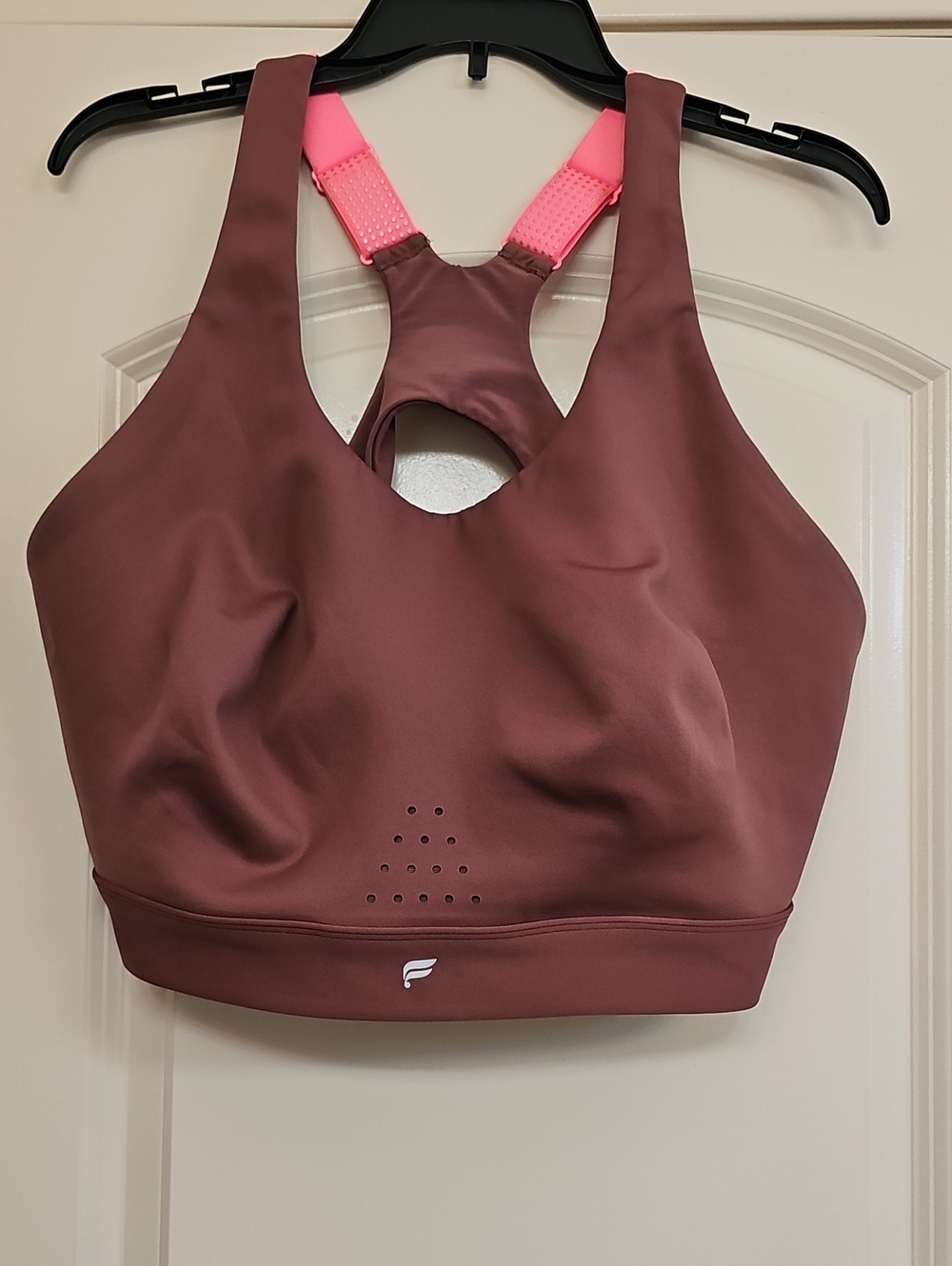 Fabletics 3x Sports Bra Moonlight Mauve Full Sprint High Impact Womens